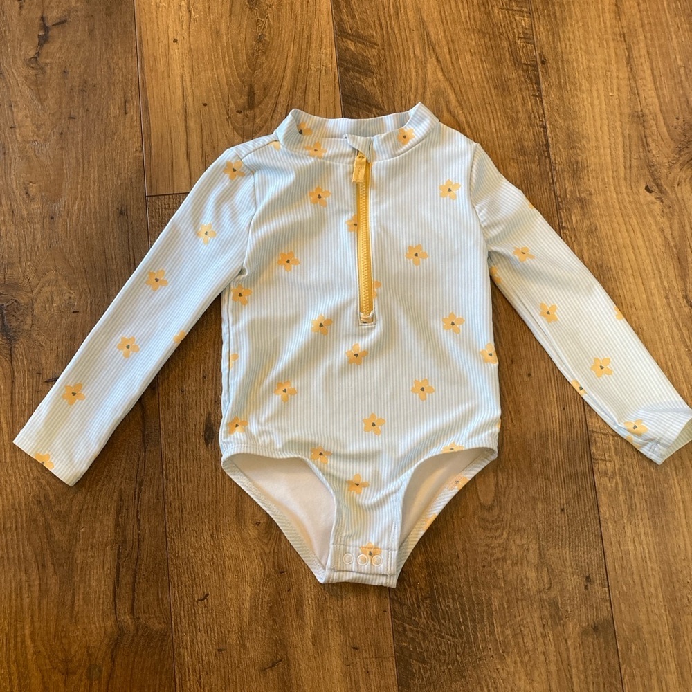 Carters One Piece Long Sleeve Swimsuit